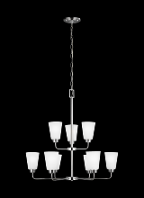 Generation Lighting 3115209EN3-05 - Nine Light Chandelier