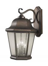 Generation Lighting OL5904EN/CB - Martinsville traditional 4-light LED outdoor exterior extra large wall lantern sconce in corinthian