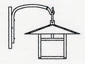 12" monterey wall mount without overlay (empty)