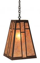 Arroyo Craftsman AH-12OF-VP - 12" asheville hanging pendant