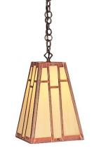 Arroyo Craftsman AH-8WO-S - 8" asheville hanging pendant