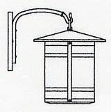 Arroyo Craftsman BB-11LCR-VP - 11" berkeley long body wall mount