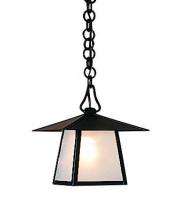 Arroyo Craftsman CH-8TM-P - 8" carmel pendant with t-bar overlay