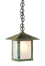 Arroyo Craftsman EH-7TGW-AB - 7" evergreen pendant with t-bar overlay