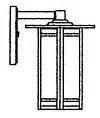 Arroyo Craftsman ETB-9GW-RB - 9" etoile wall mount