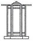 Arroyo Craftsman ETC-11GWC-RC - 11" etoile column mount