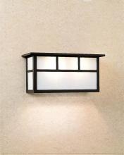 Arroyo Craftsman HS-14SECR-BK - 14" huntington short body sconce without overlay (empty)