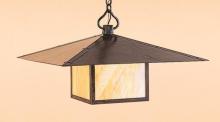 Arroyo Craftsman MH-30TTN-MB - 30" monterey pendant with t-bar overlay