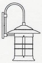 Arroyo Craftsman NB-14WO-BK - 14" newport wall mount