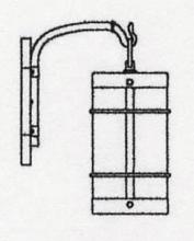 Arroyo Craftsman VB-7NROF-RC - 7" valencia wall mount - no roof