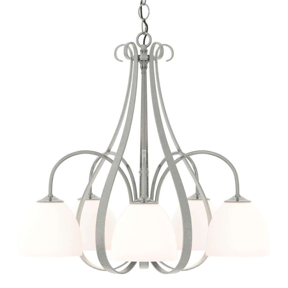 Sweeping Taper 5 Arm Chandelier