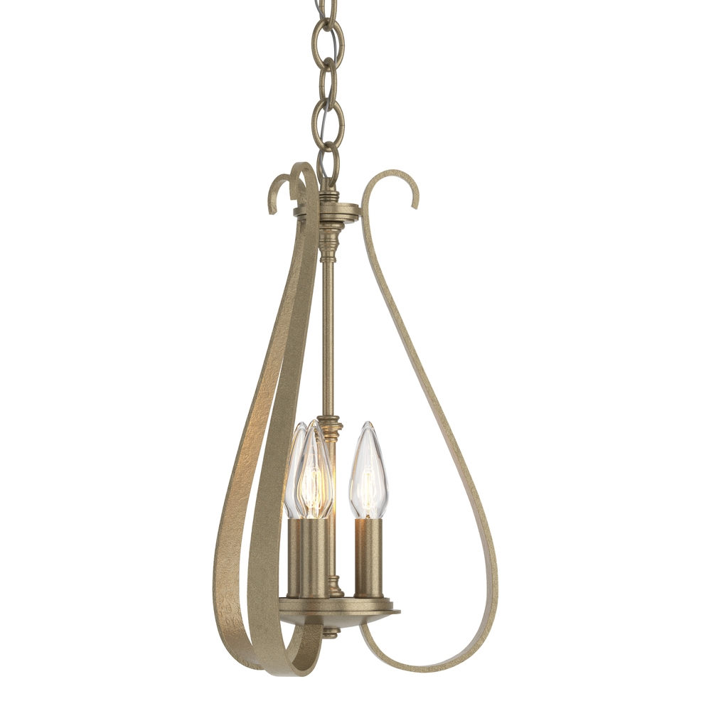 Sweeping Taper 3 Arm Chandelier