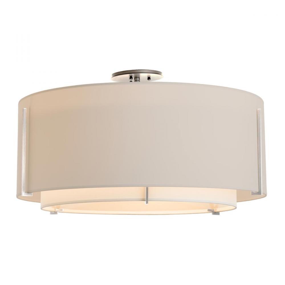 Exos Large Double Shade Semi-Flush