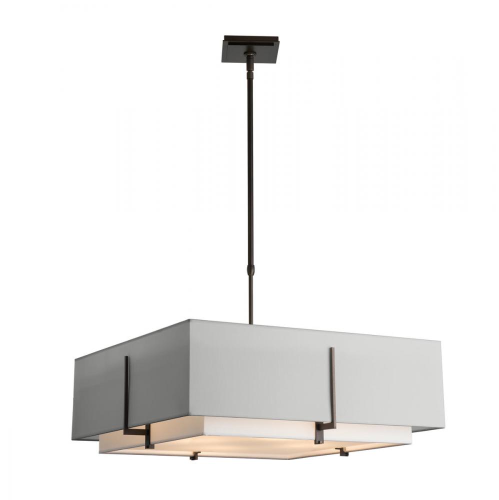 Exos Square Large Double Shade Pendant