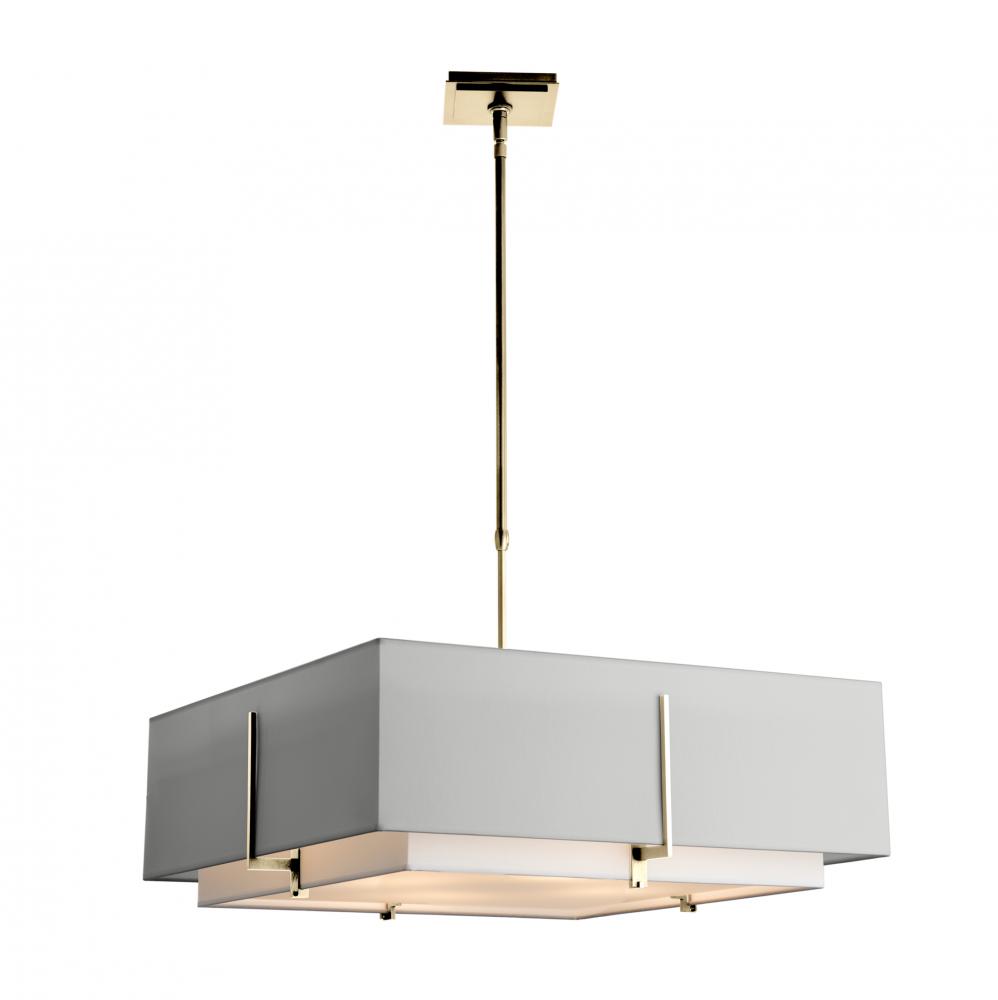 Exos Square Large Double Shade Pendant