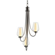 Hubbardton Forge 103033-SKT-14-ZS0354 - Flora 3 Arm Chandelier