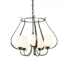 Hubbardton Forge 103045-SKT-07-GG0303 - Flora 5 Arm Chandelier