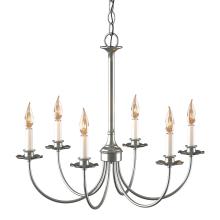 Hubbardton Forge 107060-SKT-82 - Simple Lines 6 Arm Chandelier