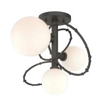 Hubbardton Forge 121360-SKT-20-GG0712 - Olympus 3-Light Semi-Flush