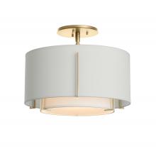 Hubbardton Forge 126501-SKT-86-SF1099-SJ1590 - Exos Small Double Shade Semi-Flush