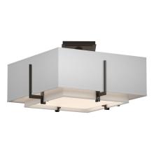 Hubbardton Forge 126507-SKT-14-SF1205-SJ1605 - Exos Square Small Double Shade Semi-Flush