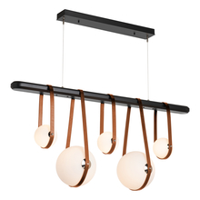 Hubbardton Forge 131046-LED-STND-10-24-LC-WB-GG0701 - Derby Linear 5-Light LED Pendant