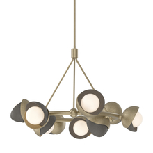 Hubbardton Forge 131068-SKT-MULT-84-07-GG0711 - Brooklyn 9-Light Double Shade Ring Pendant