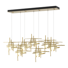 Hubbardton Forge 131096-SKT-STND-86-YC0305 - Tura 7-Light Frosted Glass Pendant