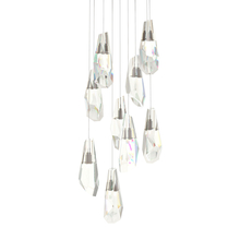 Hubbardton Forge 131101-SKT-LONG-05-CR - Luma 9-Light Large Crystal Pendant