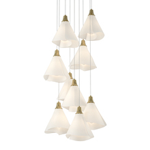 Hubbardton Forge 131102-SKT-LONG-86-SH1987 - Mobius 9-Light Pendant