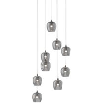  131103-SKT-LONG-05-YL0709 - Ume 9-Light Pendant