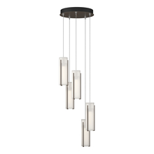 Hubbardton Forge 131124-SKT-STND-05-GG0065 - Exos Glass 5-Light Pendant