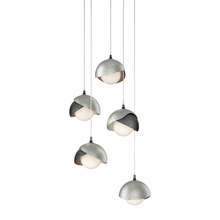 Hubbardton Forge 131125-SKT-LONG-89-85-GG0711 - Brooklyn 5-Light Double Shade Pendant