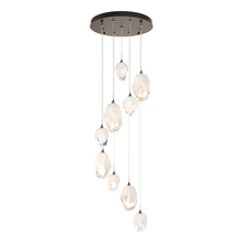 Hubbardton Forge 131142-SKT-STND-05-WP0756 - Chrysalis 9-Light Mixed Crystal Pendant