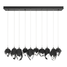 Hubbardton Forge 131145-SKT-STND-10-BP0756 - Chrysalis 10-Light Mixed Crystal Pendant