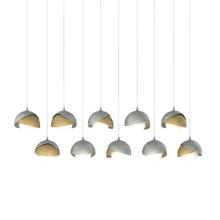 Hubbardton Forge 131205-SKT-LONG-82-86-GG0711 - Brooklyn 10-Light Double Shade Pendant