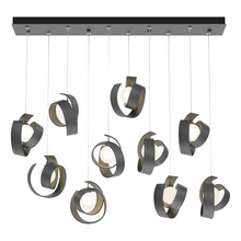 Hubbardton Forge 131208-SKT-STND-20-GG0711 - Riza 10-Light Pendant