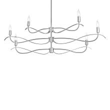  136350-SKT-MULT-85 - Willow 6-Light Small Chandelier