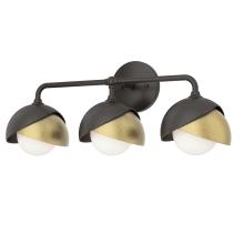 Hubbardton Forge 201375-SKT-14-86-GG0711 - Brooklyn 3-Light Double Shade Bath Sconce