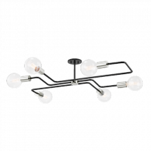 Mitzi by Hudson Valley Lighting H488606S-PN/TBK - Jena Semi Flush