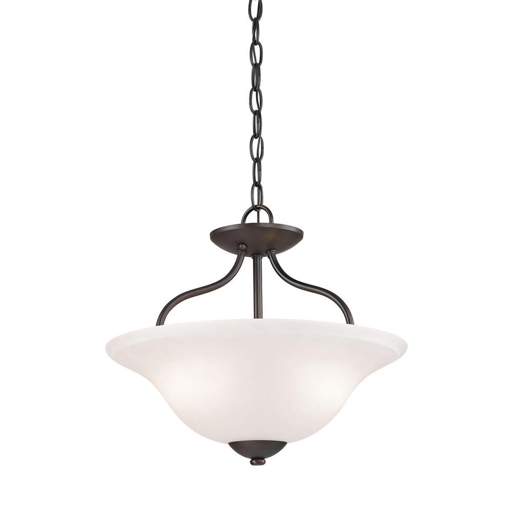 Thomas - Conway 15'' Wide 2-Light Semi Flush Mount - Oil Rubbed Bronze