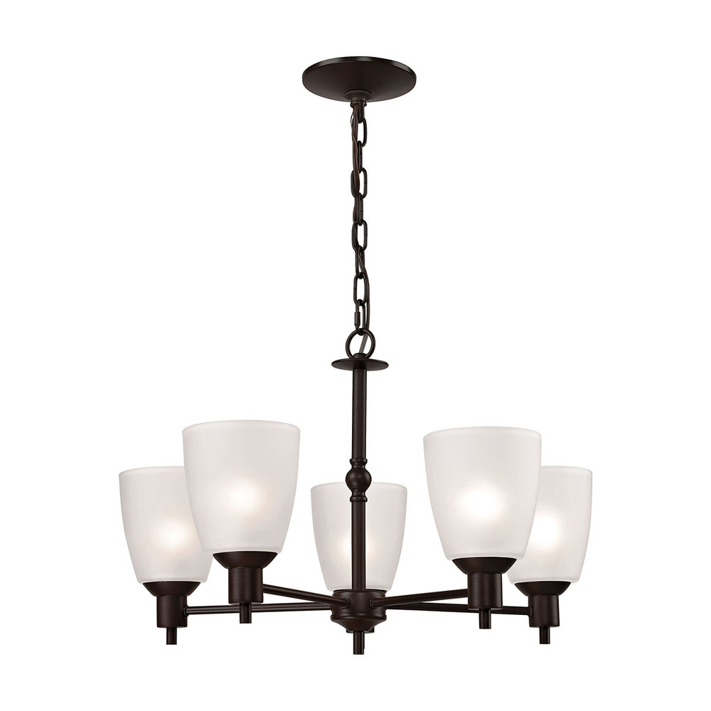 Thomas - Jackson 22'' Wide 5-Light Chandelier - Oil Rubbed Bronze