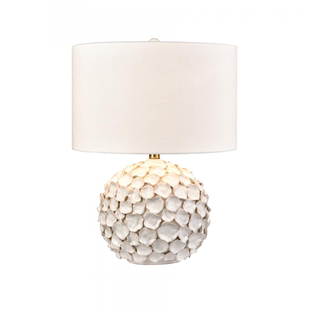 Gloria 23'' High 1-Light Table Lamp - White Glaze