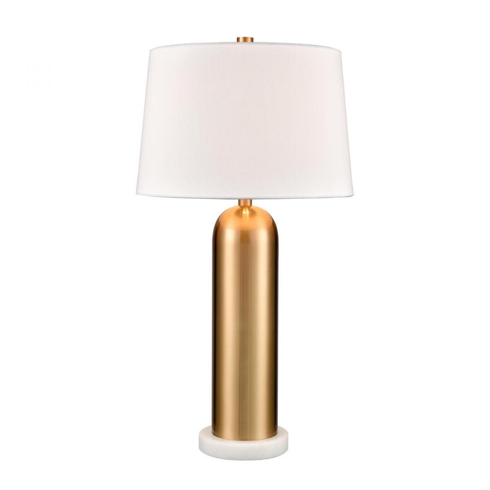 Elishaw 30'' High 1-Light Table Lamp - Aged Brass