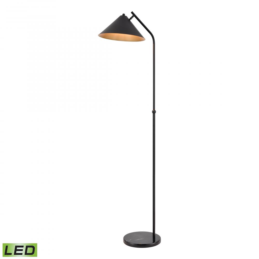 Timon 67'' High 1-Light Floor Lamp - Matte Black - Includes LED Bulb