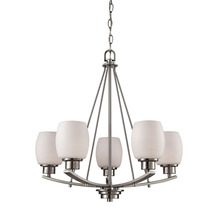 ELK Home CN170522 - Thomas - Casual Mission 22'' Wide 5-Light Chandelier - Brushed Nickel