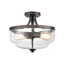 ELK Home CN320281 - Thomas - Calistoga 13'' Wide 2-Light Semi Flush Mount - Oil Rubbed Bronze